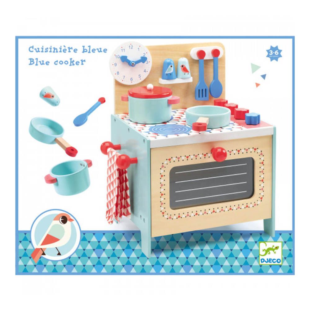 Djeco - Blue Cooker Kitchen Set