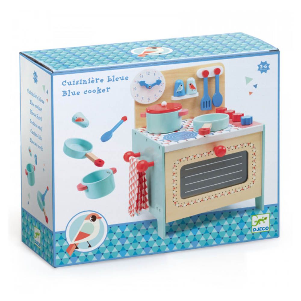 Djeco - Blue Cooker Kitchen Set