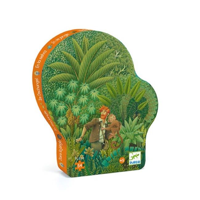 Djeco - In The Jungle Silhouette Puzzles - 54pcs