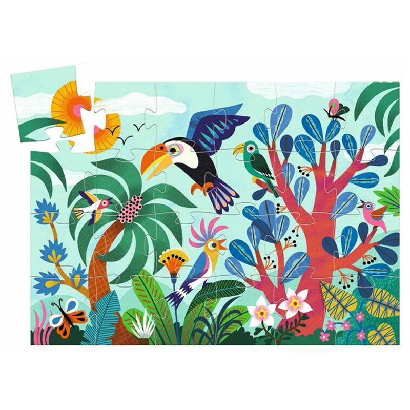 Djeco - Coco The Toucan Silhouette Puzzle