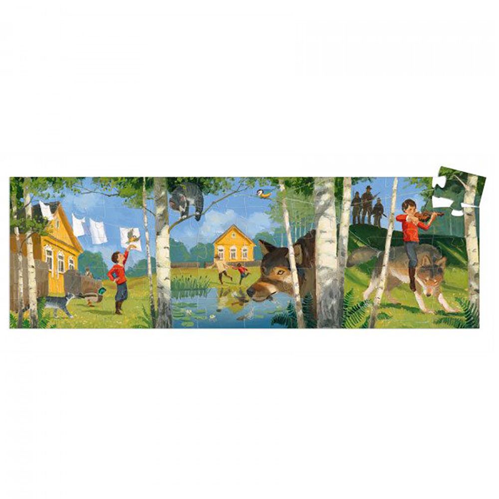 Djeco - Silhouette Puzzle - Peter & The Wolf 50pcs