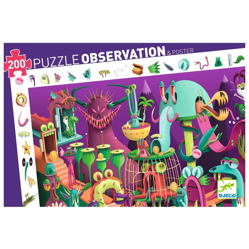 Djeco - In A Video Game Puzzle - 200pcs