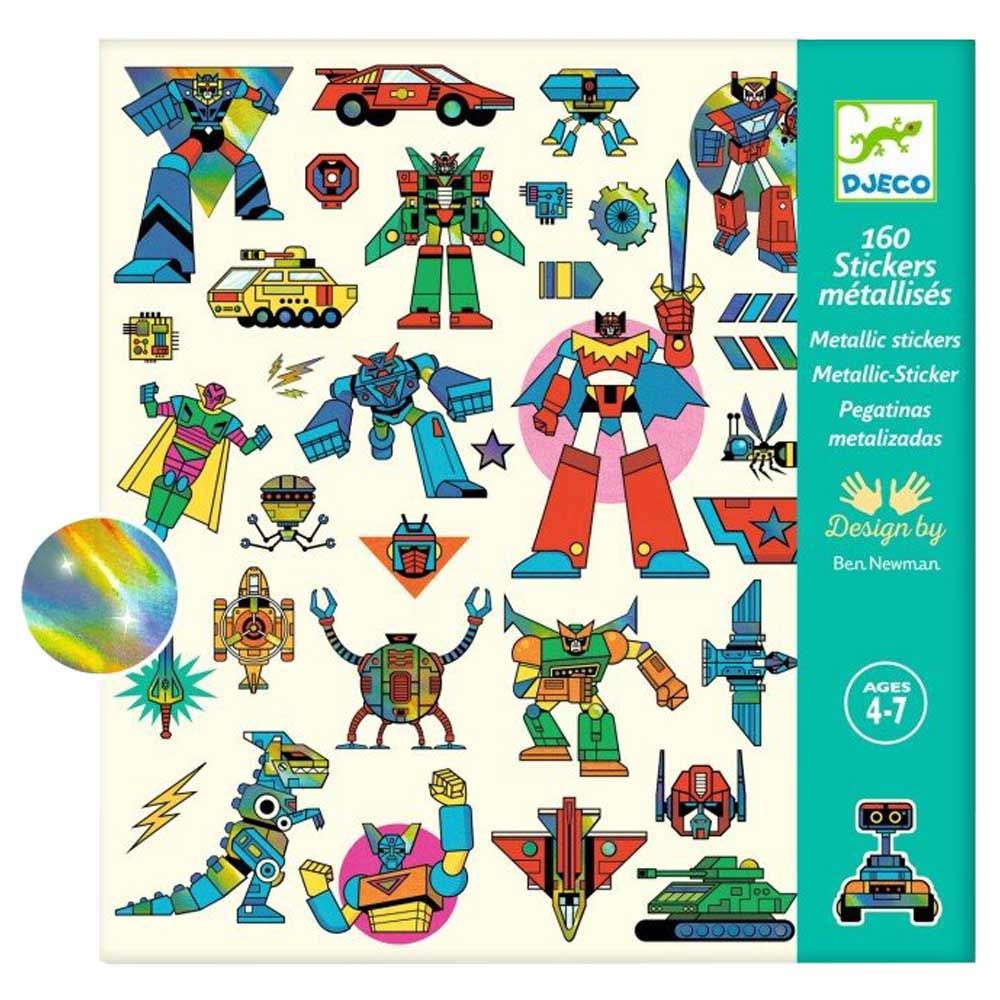 Djeco - Robots Stickers