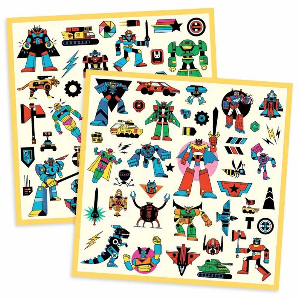 Djeco - Robots Stickers