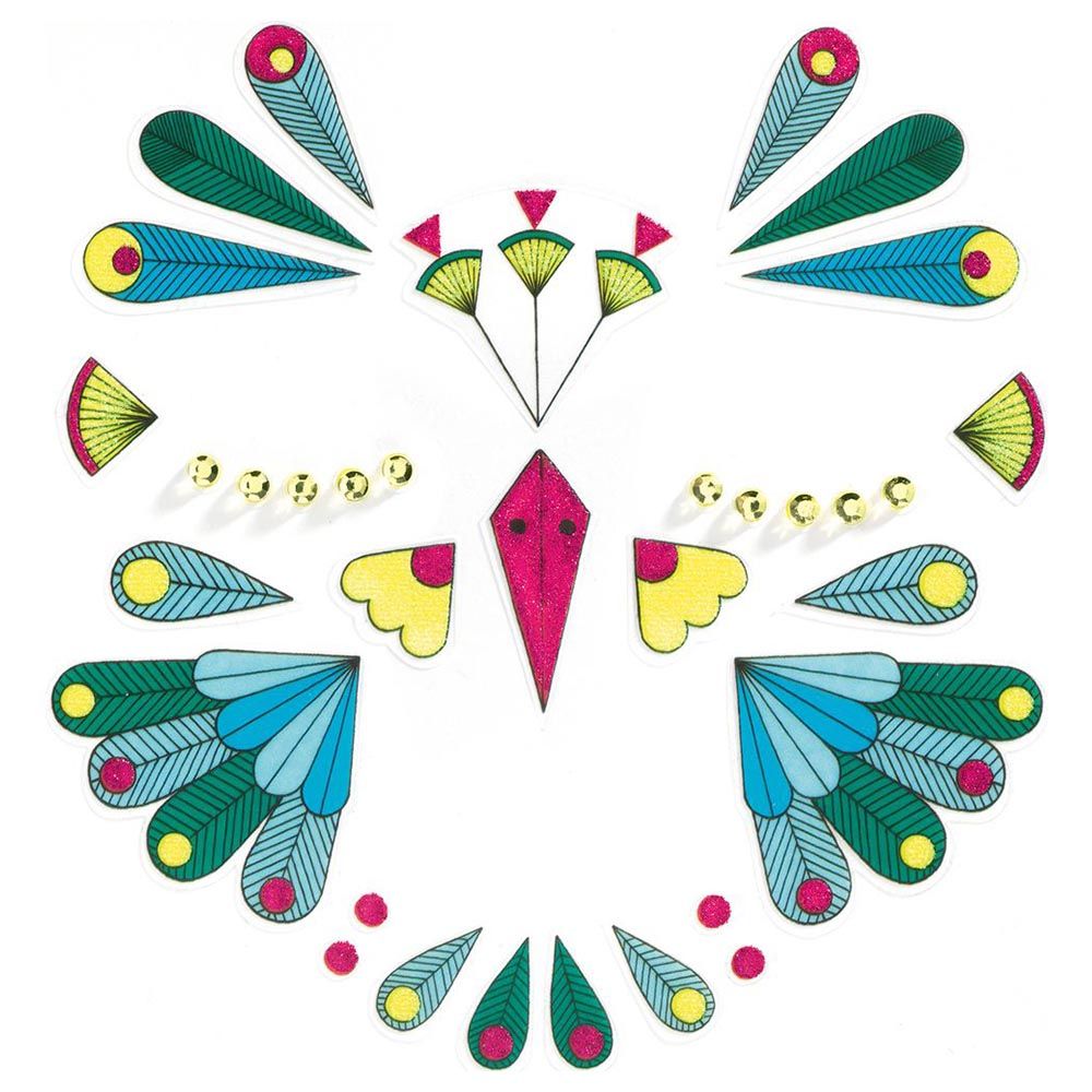 DJECO - Bird Face Stickers