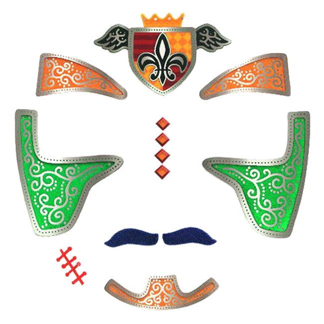 Djeco - Knight Face Stickers