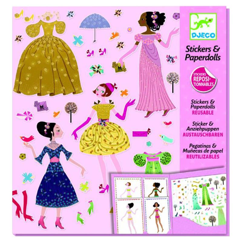 Djeco - Stickers & Paper Dolls