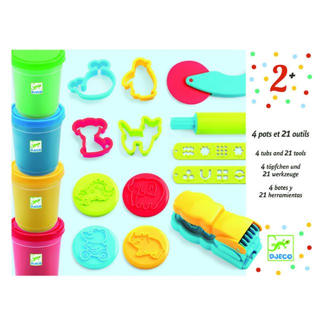 Djeco - Dough Tubs & Tools