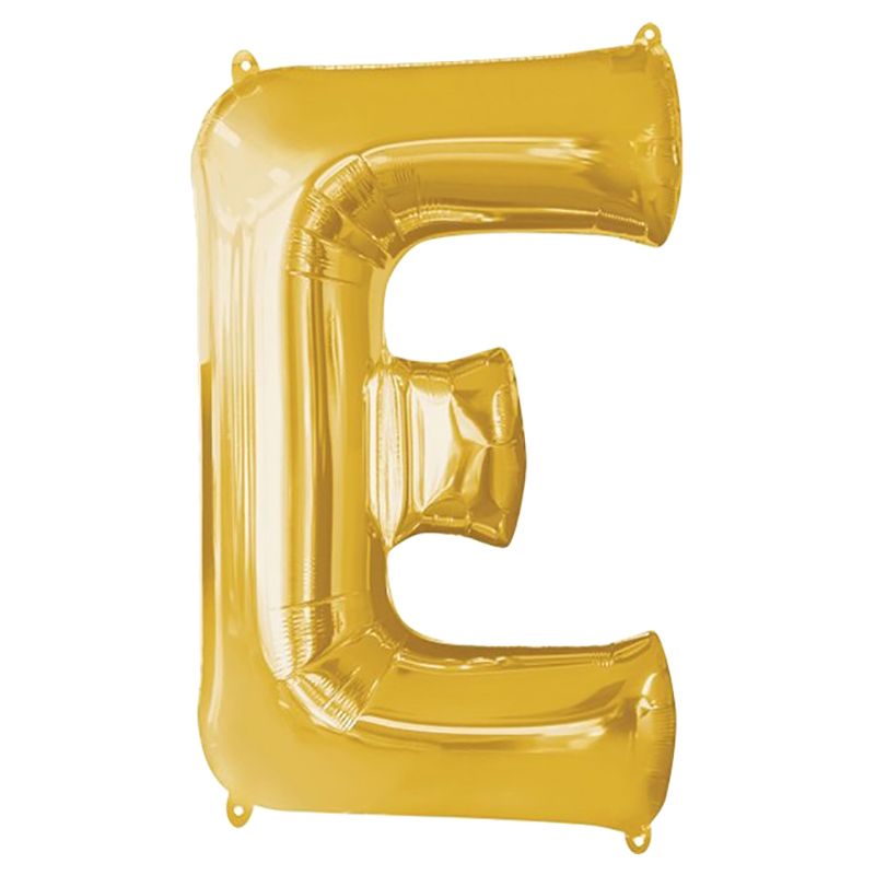 Amscan - 16" Gold Foil Letter E Balloon