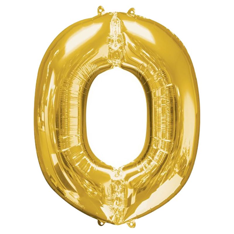 Amscan - 16" Gold Foil Letter O Balloon