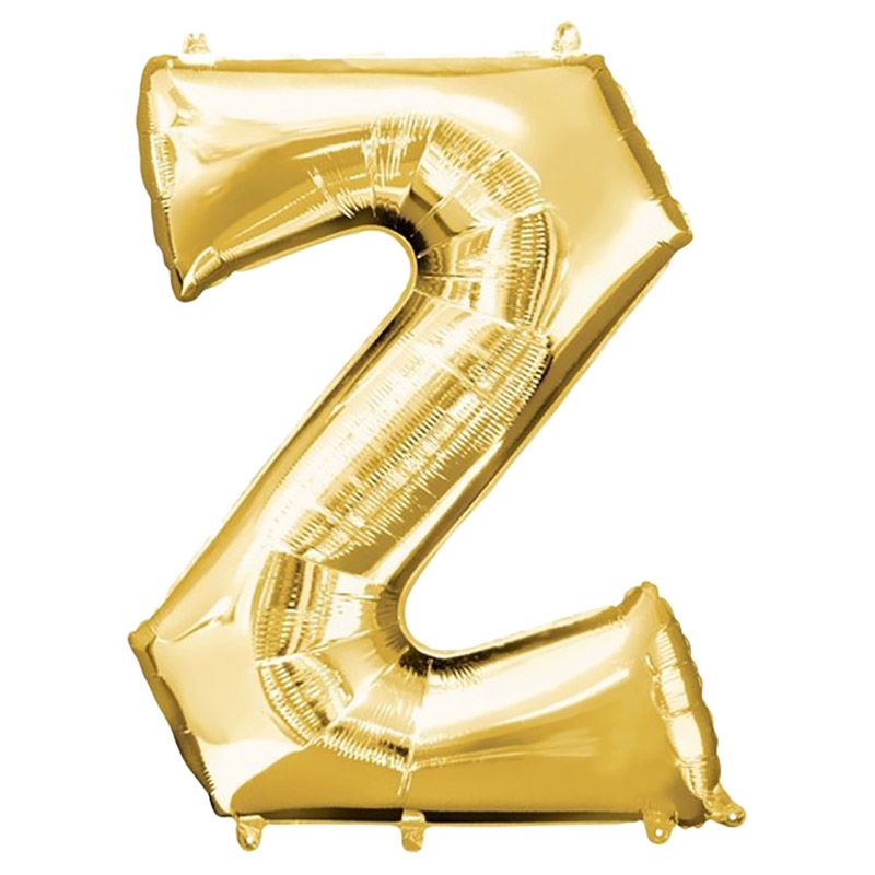 Amscan - 16" Gold Foil Letter Z Balloon