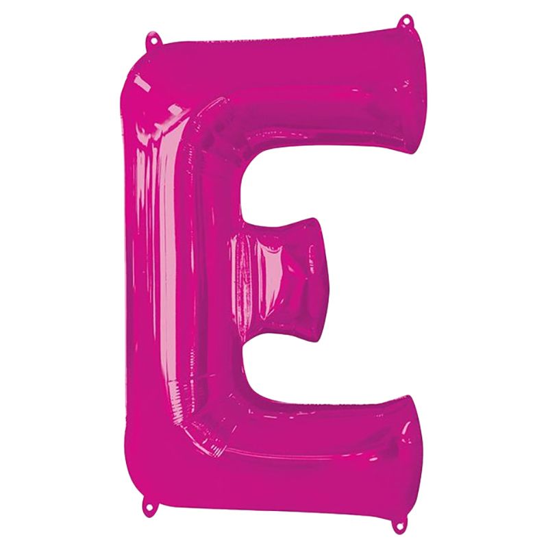 Amscan - 16" Pink Letter E Balloon