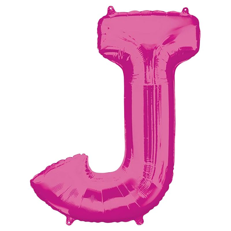 Amscan - 16" Pink Letter J Balloon