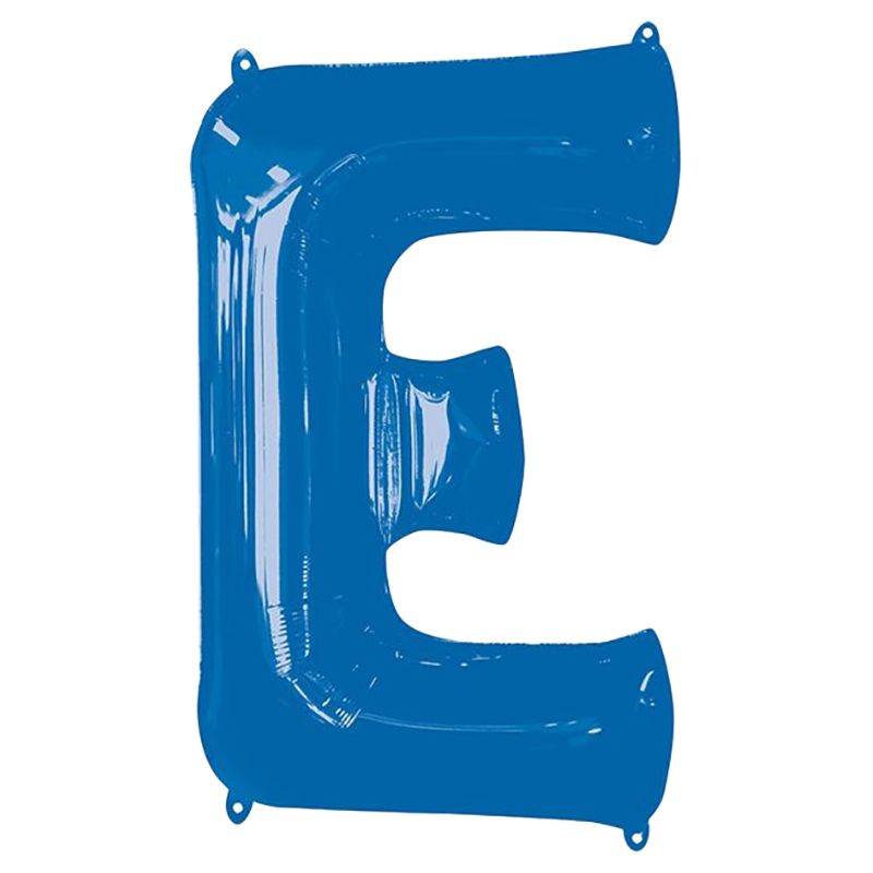 Amscan - 16" Blue Letter E Balloon