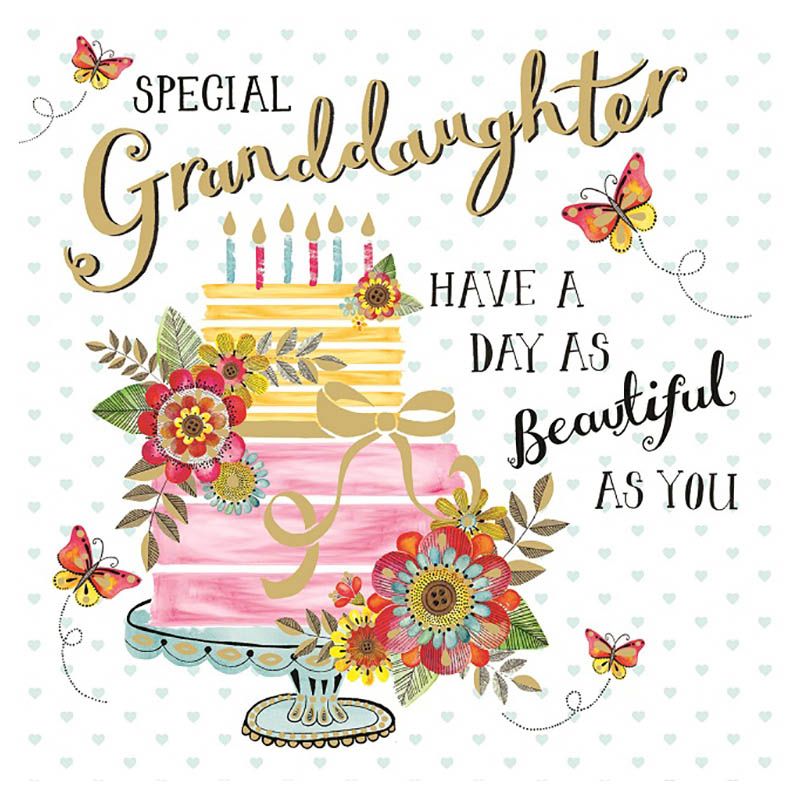 Rachel Ellen Designs - Special Granddaughter Card