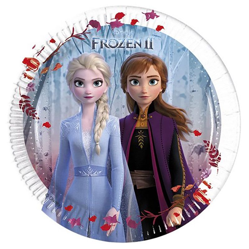 Party Camel - Disney Frozen 2 Plates - 8pcs - 20Cm