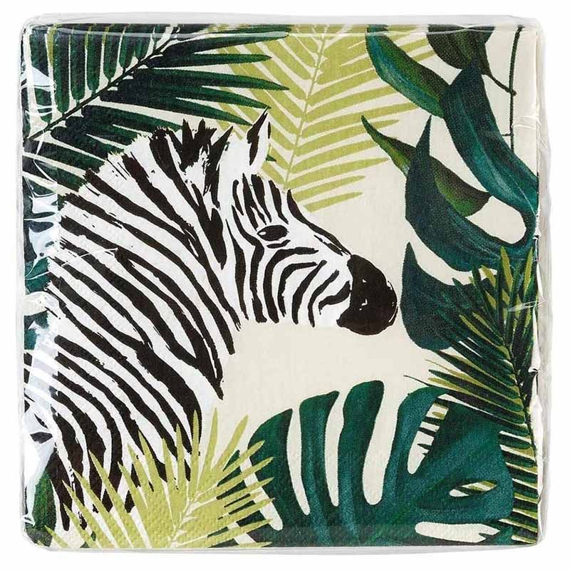 Talking Tables - Zebra Cocktail Napkin Pack of 20