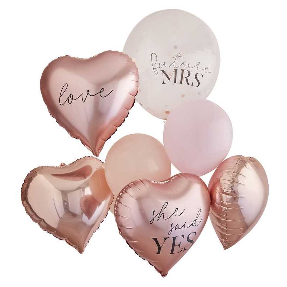 Ginger Ray - Hen Party Balloons - Rose Gold