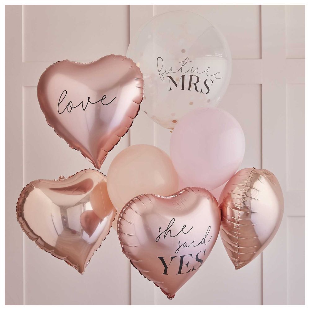 Ginger Ray - Hen Party Balloons - Rose Gold