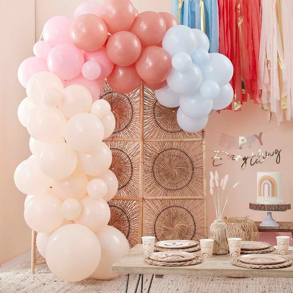 Ginger Ray - Muted Pastel Balloon Arch Kit