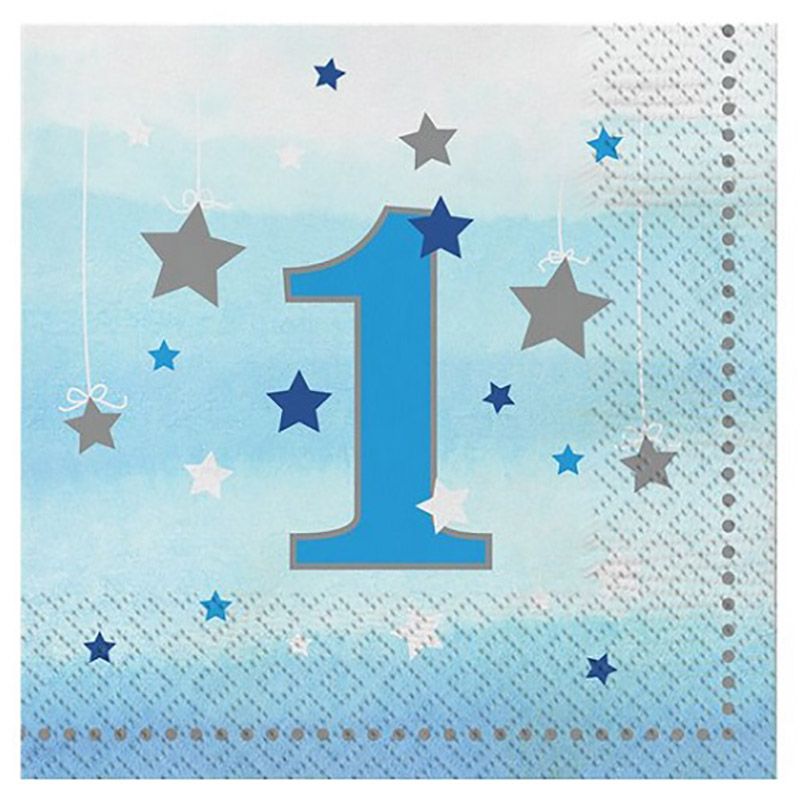 Party Camel - One Little Star 1st Birthday Large Napkins - 16pcs