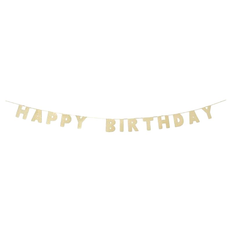 Talking Tables - Luxe Gold Happy Birthday Garland