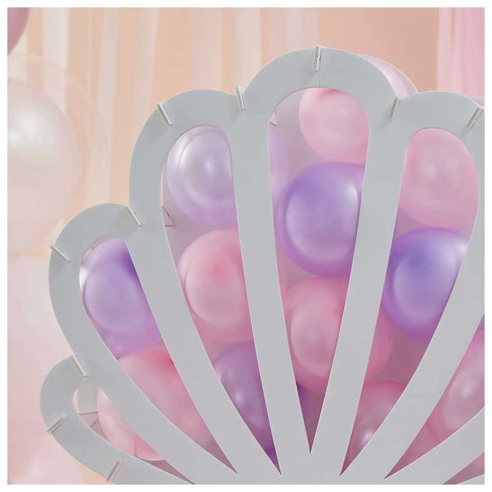 Ginger Ray - Shell Shaped Balloon Mosaic Stand Kit