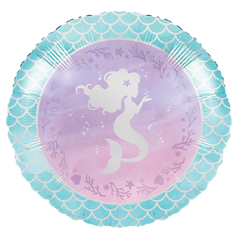 Party Camel - Mermaid Shine Foil Balloon - 18-inch