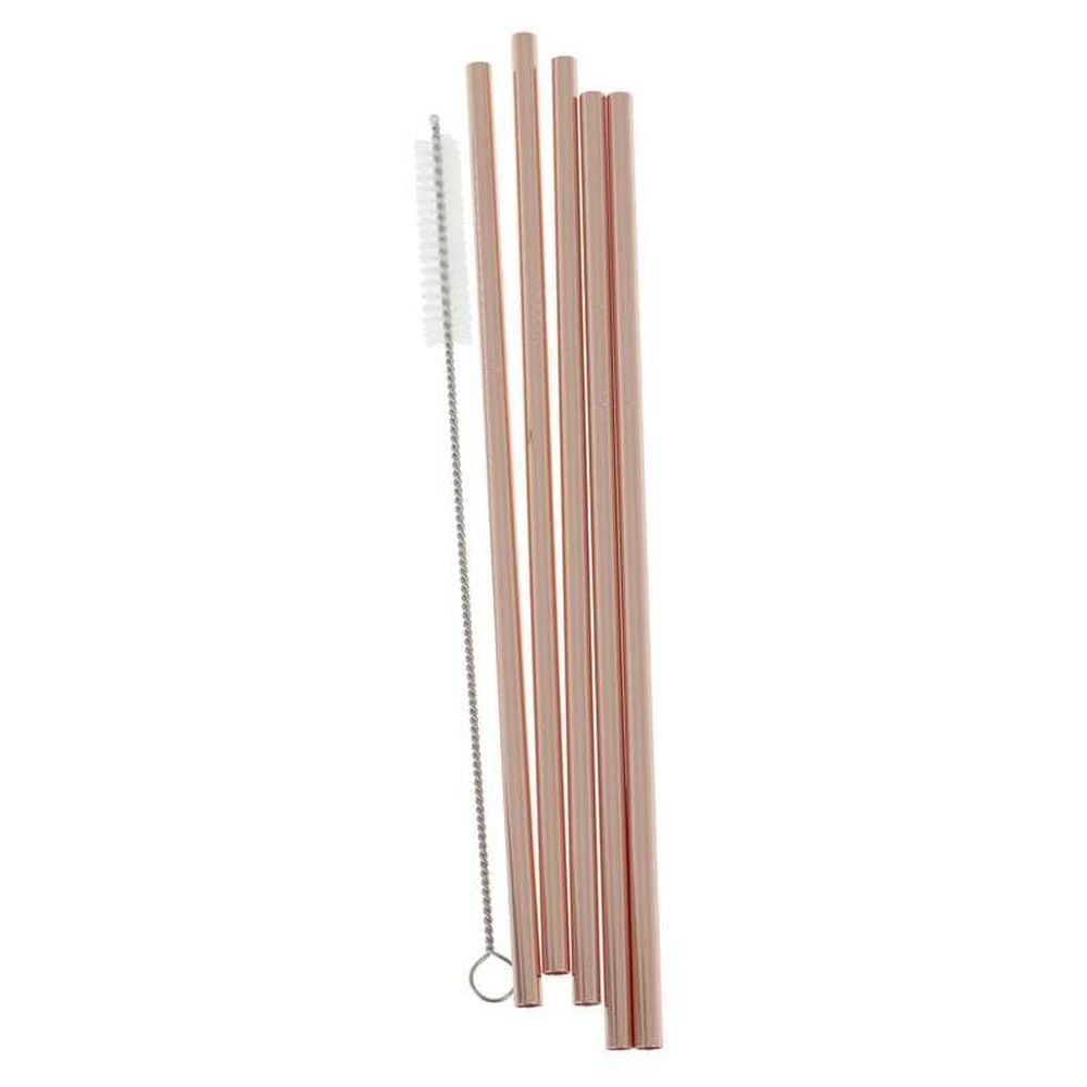 Ginger Ray - Rose Gold Stainless Steel Straws