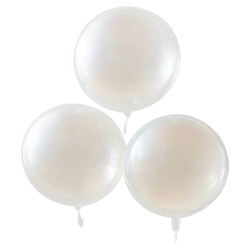 Ginger Ray - Peach Sprayed Orb Party Balloons