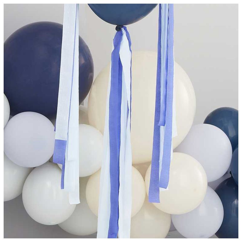 Ginger Ray - Blue Streamer Balloon Tails