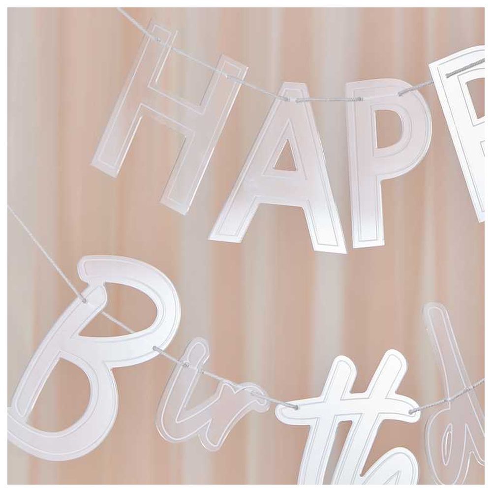 Ginger Ray - Acrylic Happy Birthday Bunting