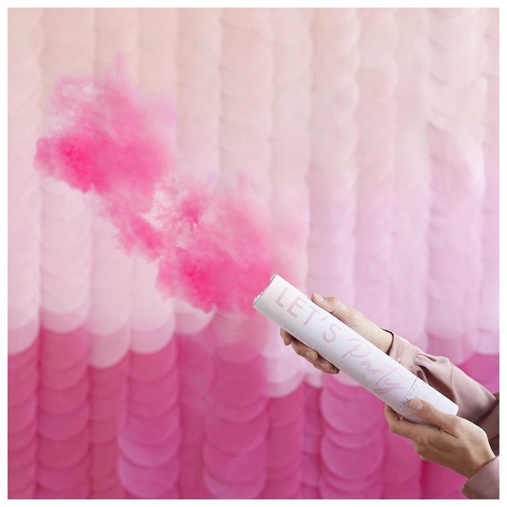 Ginger Ray - Pink Powder Smoke Cannon