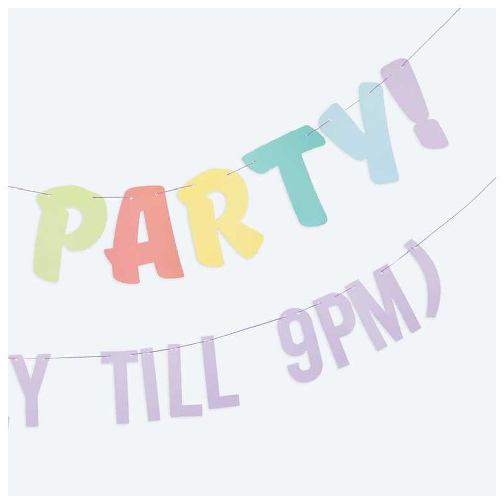 Ginger Ray - Let's Party! But Only Till 9Pm Bunting