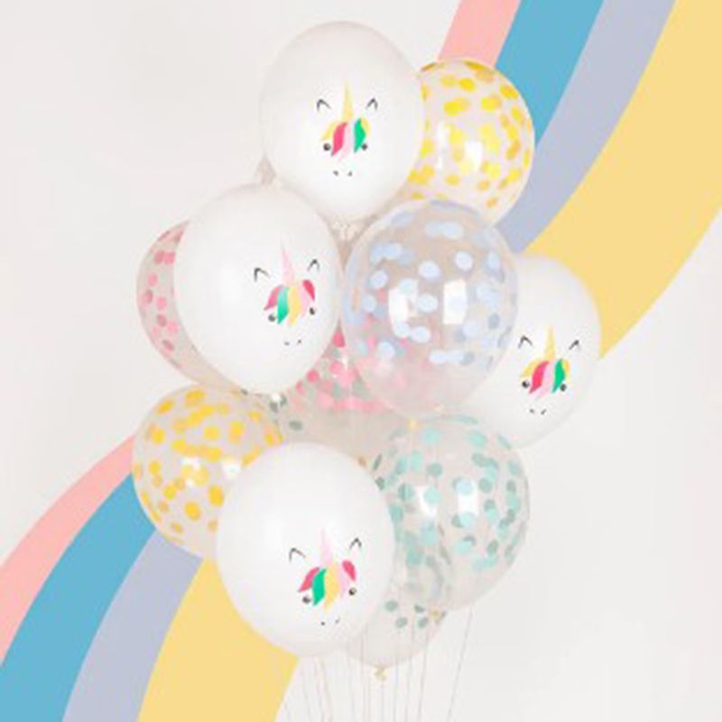 My Little Day - Unicorn Tattooed Balloons