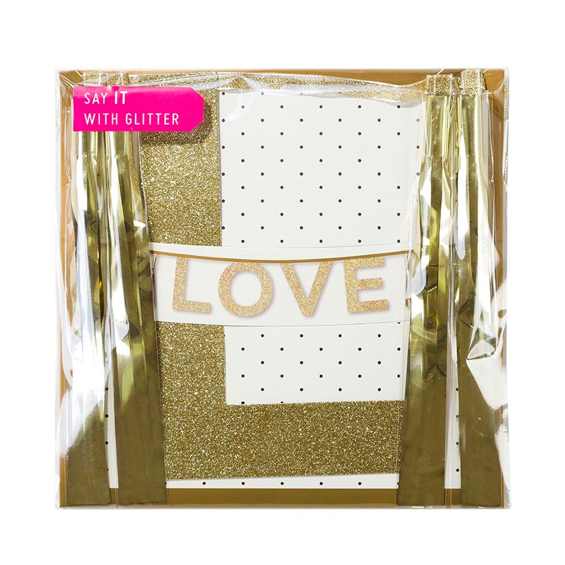 Talking Tables - Say It With Glitter 'Love' Banner