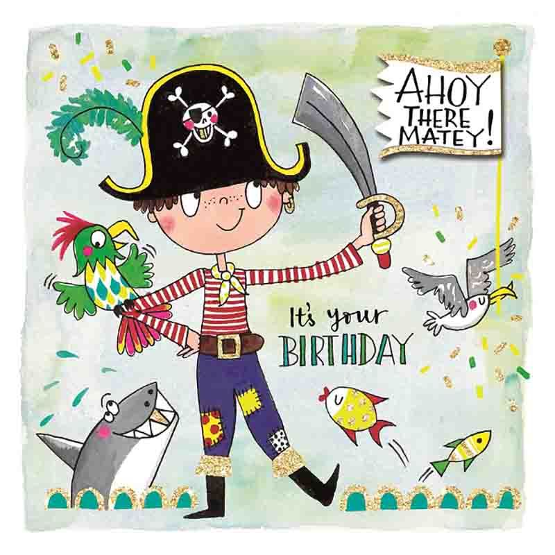 Rachel Ellen Designs - Birthday Pirate Card