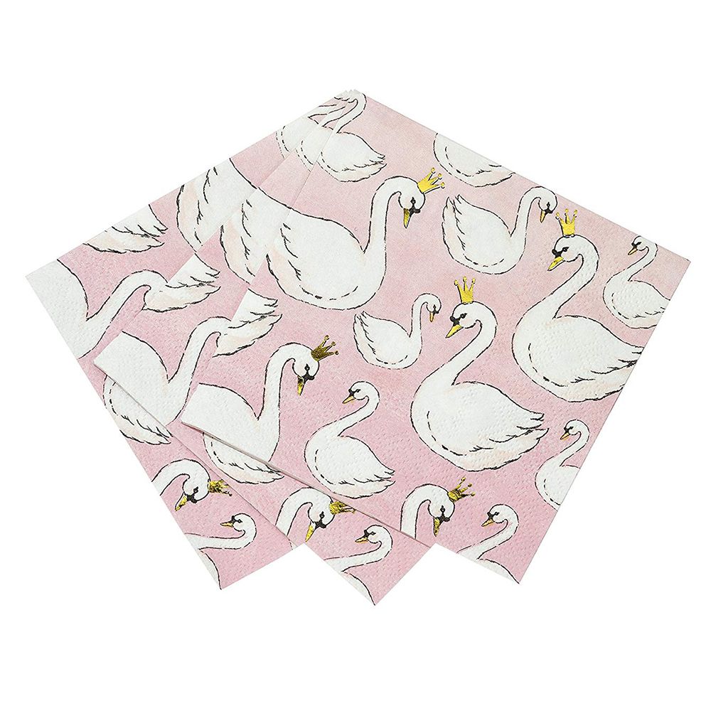 Talking Tables - We Heart Swans Cocktail Napkins