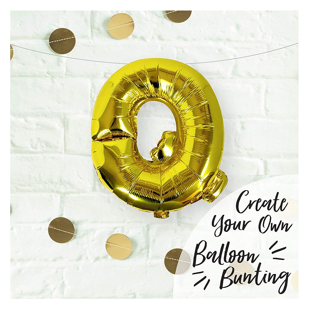 Ginger Ray - Gold Foil Letter Q Balloon Pick & Mix