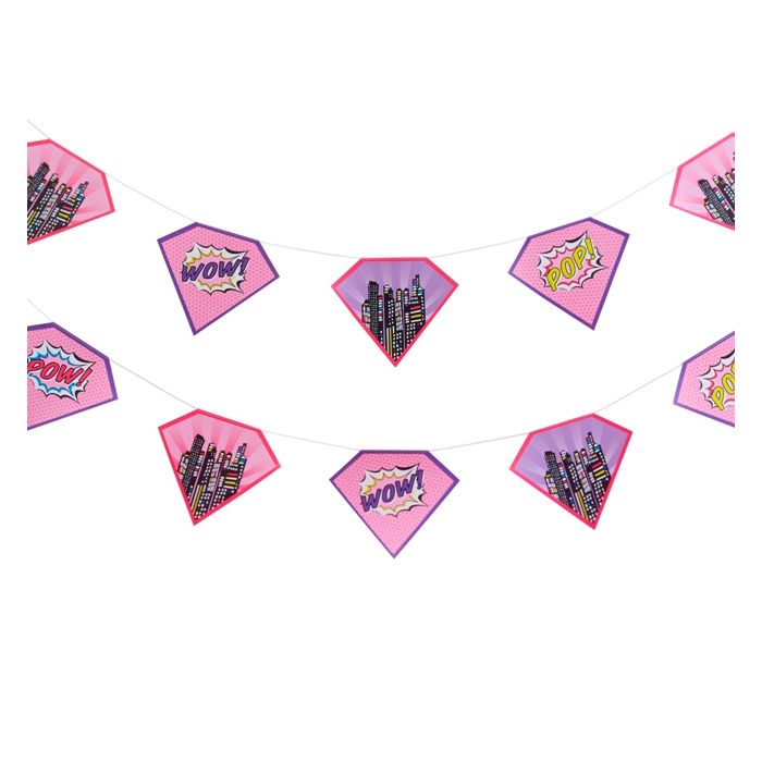 Ginger Ray - Pop Art Pink Bunting