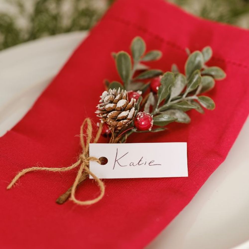 Ginger Ray - Berry Sprig Place Card Holders