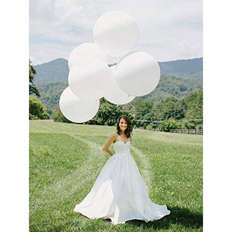 Qualatex - Round Balloon - 36 Inch - White