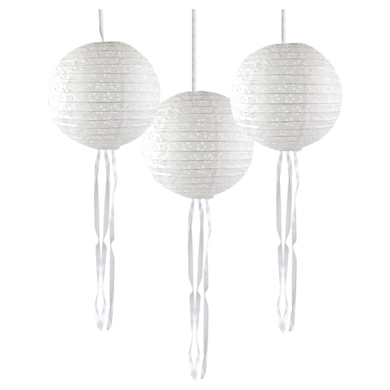 Talking Tables - We Heart White - Paper Lanterns