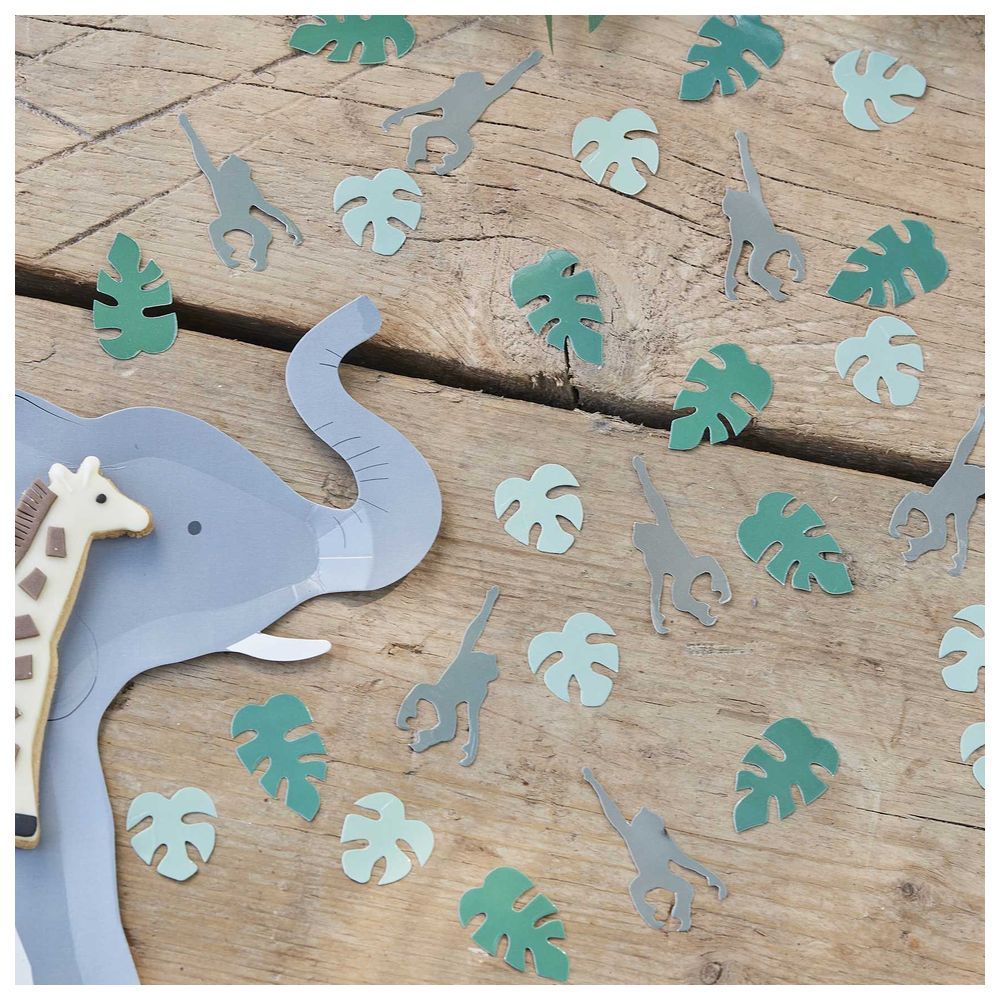 Ginger Ray - Leaf & Monkey Table Confetti