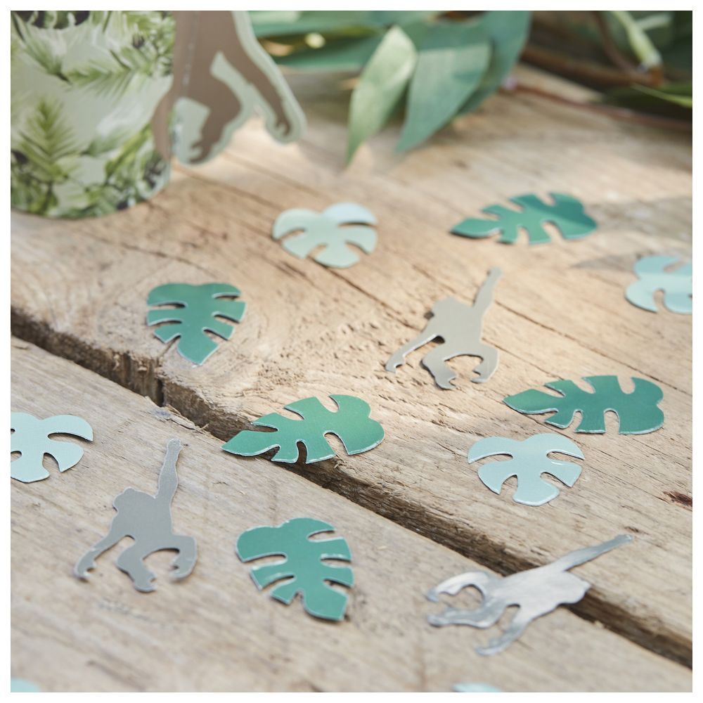 Ginger Ray - Leaf & Monkey Table Confetti