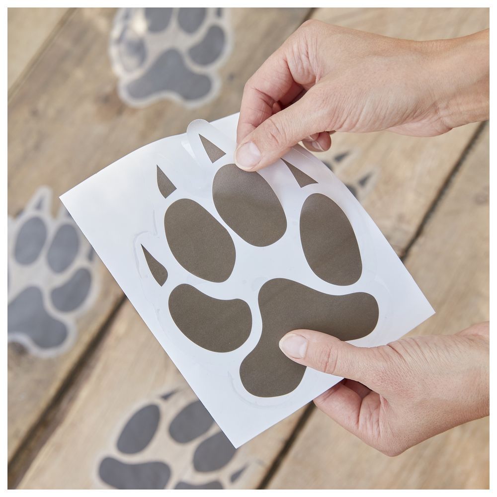 Ginger Ray - Animal Footprint Floor Stickers