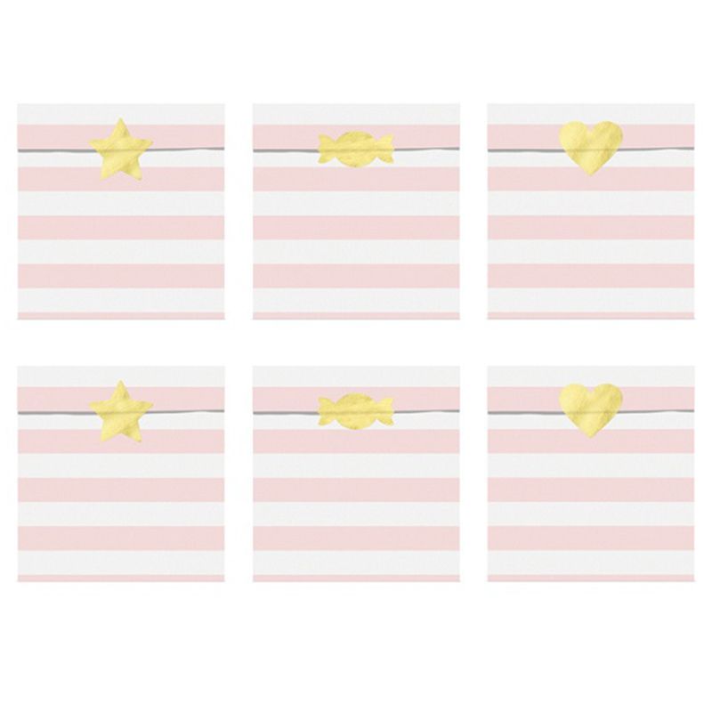 Party Deco - Yummy Treat Bags - Light Pink