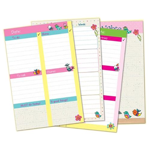 Rachel Ellen Designs - Daily Plans Tabbed Journal - Pink