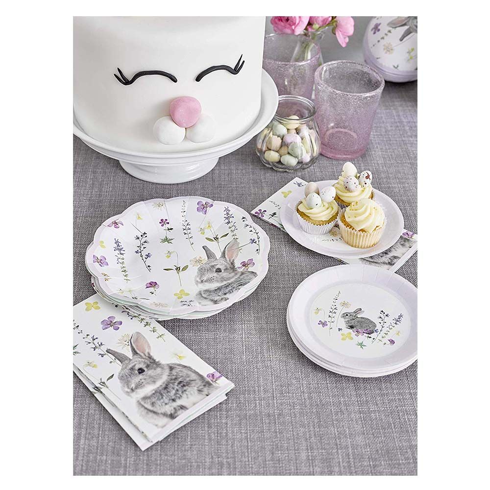 Talking Tables - Truly Bunny Canape Plate 4.5" - White