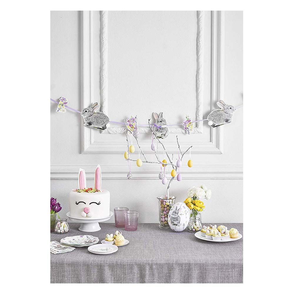 Talking Tables - Truly Bunny Canape Plate 4.5" - White